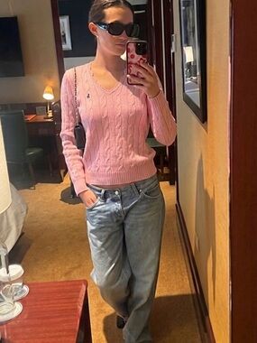 Vintage Polo Ralph Lauren Cable-Knit Sweater